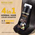 4 IN 1 Hair Coloring Shampoo – Light Brown
