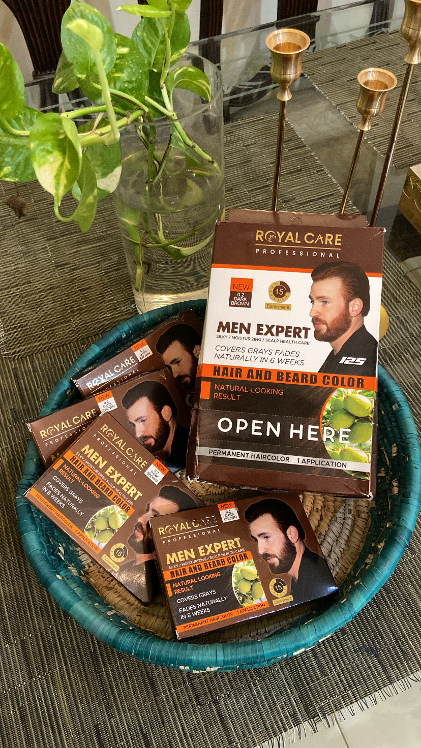 Men Expert Beard & Hair Color (New) - Dark Brown