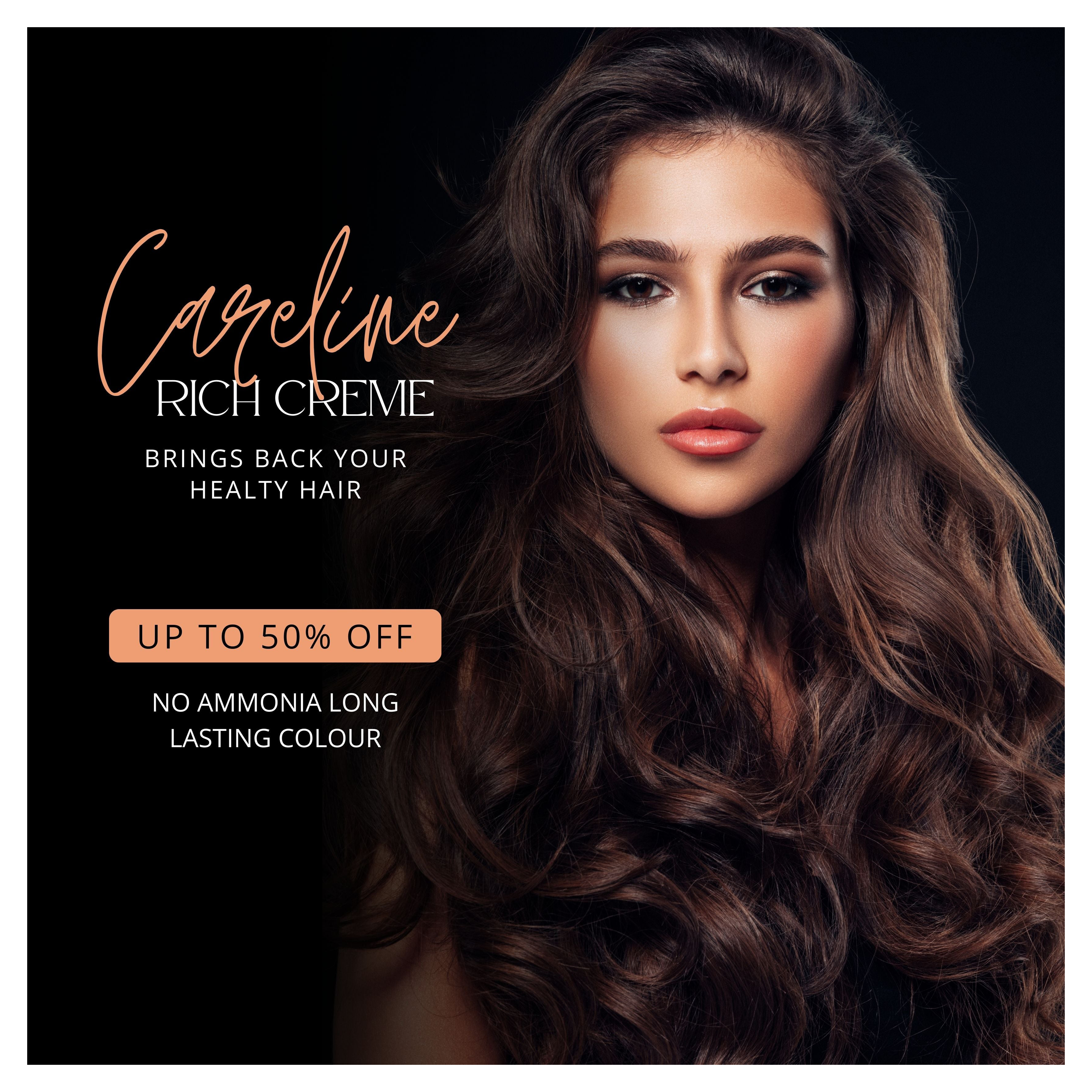 Rich Creme Careline Hair Color - Natural Black 1.0