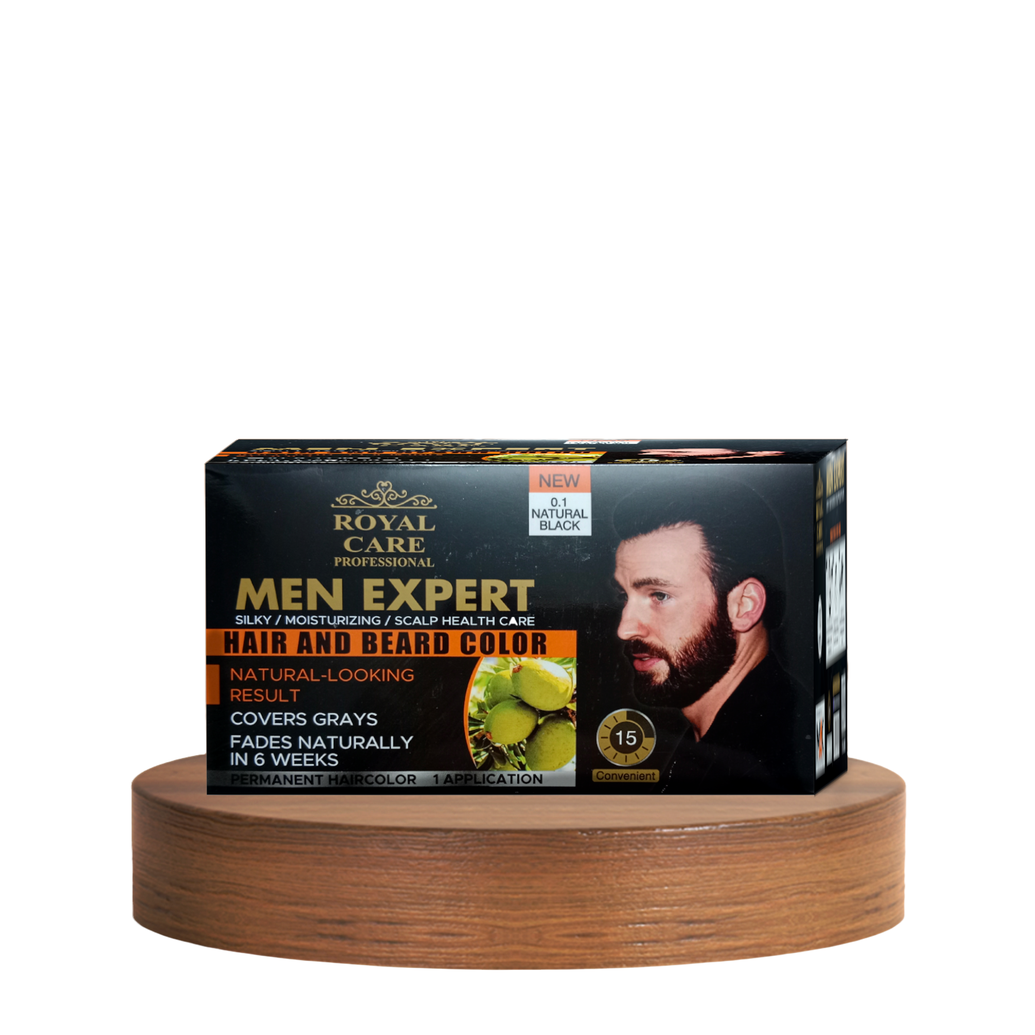 Men Expert Beard & Hair Color- Natural Black