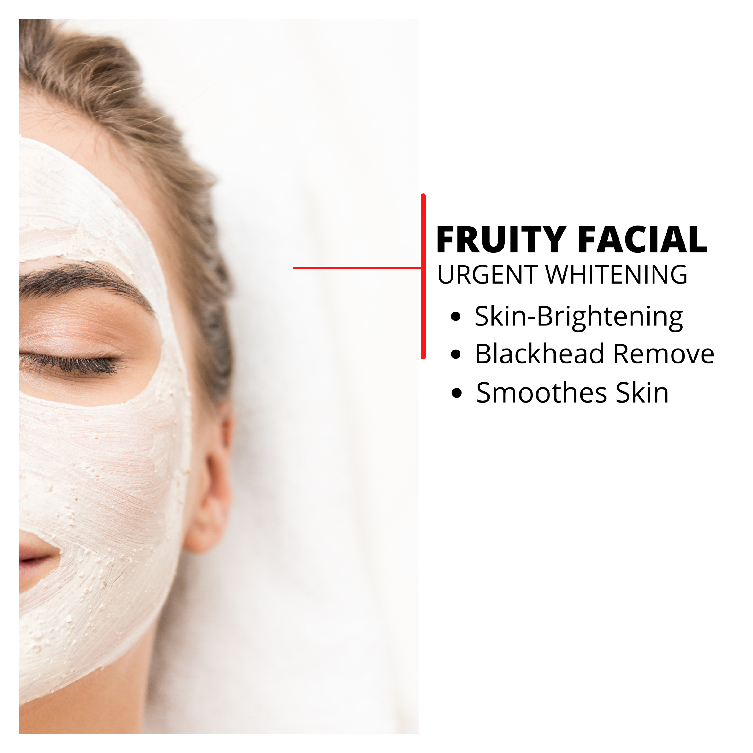 Fruity Whitening Urgent Facial