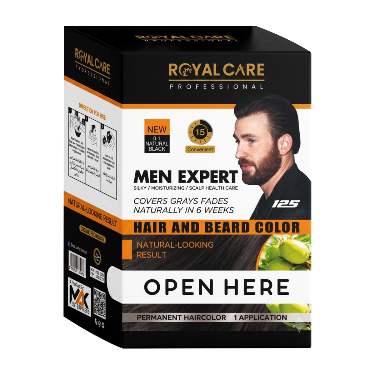 Men Expert Beard & Hair Color (New) - Natural Black