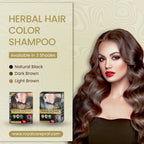 Hair Coloring Shampoo Box - Natural Black